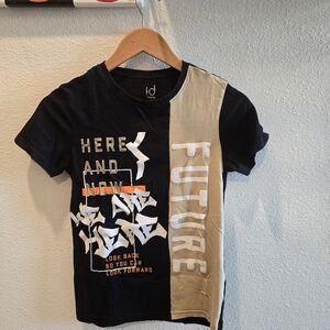 Kids Ideology Black and Tan Graphic T-Shirt